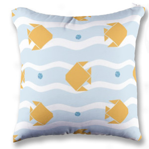 Bantal Gold Origami