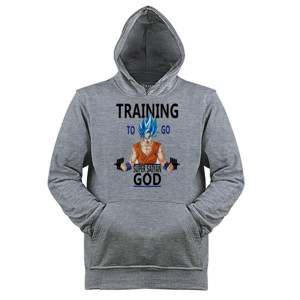 Jaket Hoodie Training to go ssj god