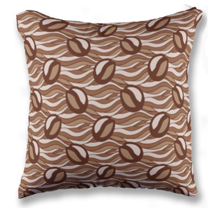 Bantal Coffee Pattern