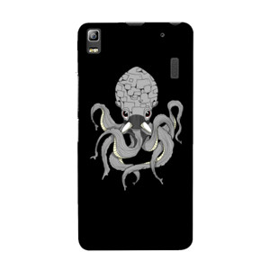 The Octopus Black (Hard case Black Doff and Grey) Casing HP