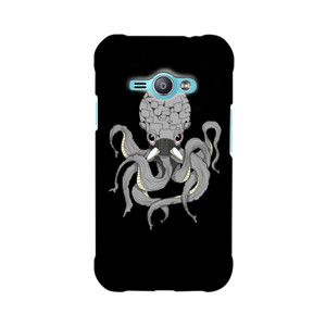 The Octopus Black (Hard case Black Doff and Grey) Casing HP