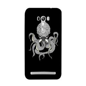 The Octopus Black (Hard case Black Doff and Grey) Casing HP