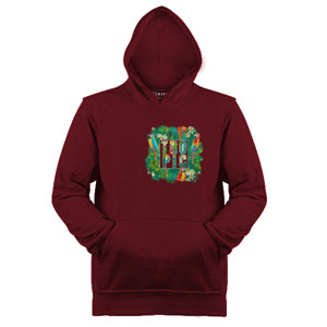 Jaket Hoodie kakaktoa tropic