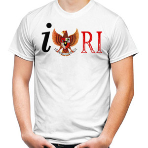 Kaos Kaos I Love Garuda Republik Indonesia
