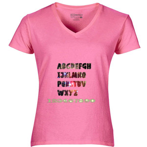 Kaos kaos huruf dan angka
