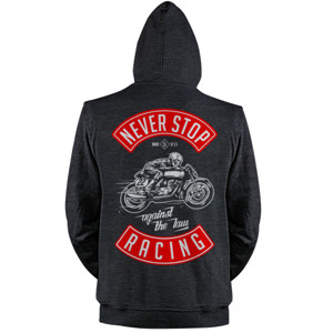 Jaket Hoodie NEVER STOP RACING