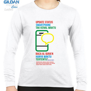 Kaos Update Status Vs Baca Qur'an