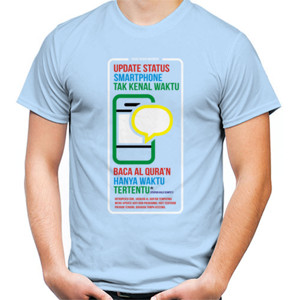 Kaos Update Status Vs Baca Qur'an