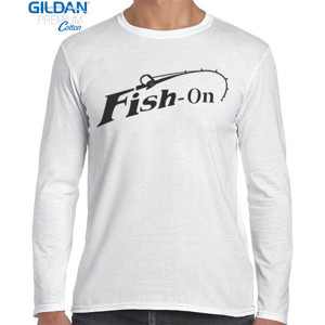 Kaos Gildan Long Sleep Fish on