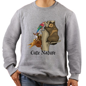 Jaket Sweater Kaos Cute Nature Beruang Burung Cute Gift 