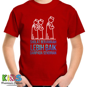 Kaos Sholat Berjamaah
