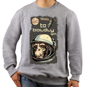 Jaket Sweater To Boldy Go