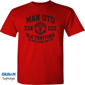 Kaos MAN UTD EST 1878 RED BLACK