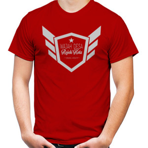 Kaos Wajah Desa Rejeki Kota