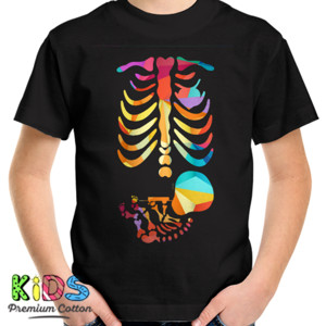Kaos baby skeleton abstract