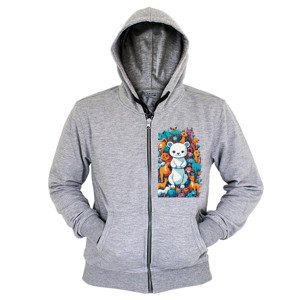 Hoodie Zipper animalia