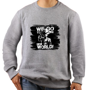 Jaket Sweater OP We Go to New World