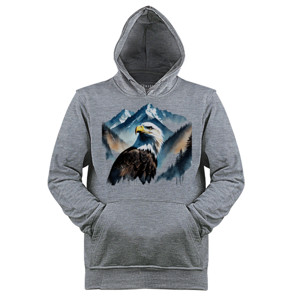 Jaket Hoodie mountain bald eagle