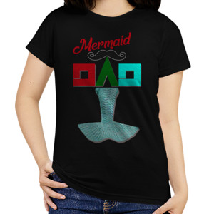 Kaos Kaos Keren Mermaid Dad T-Shirt-Quotes (Distroanid)