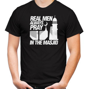 Kaos Real Men Parody 2 (White Logo)