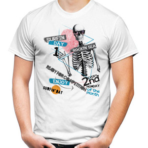 Kaos Surfin Skull Day