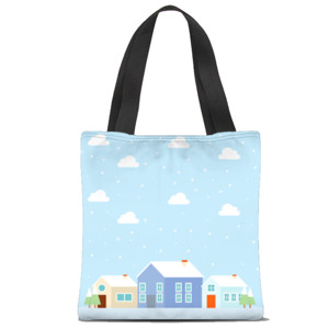 Tas Tote Fullprint SALJU TURUN DI SEBUAH DESA 2