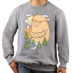 Jaket Sweater Forest Monster with Love