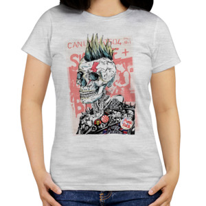 Kaos Tengkorak Punk