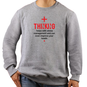 Jaket Sweater Kaos Positif Thinking