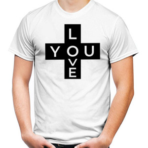 Kaos Kaos Love You Putih