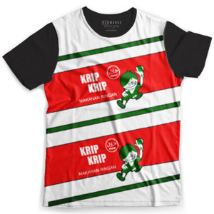 Kaos Fullprint Kaos Makanan Jajanan Jadul Krip Krip