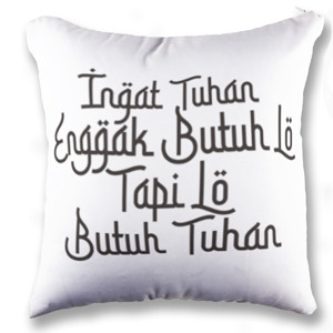 Bantal ingat tuhan