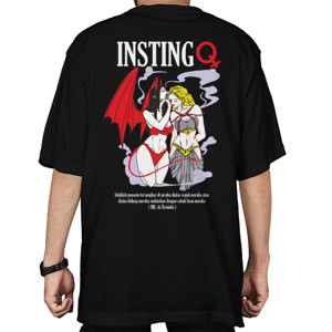 Kaos Oversize DISTROGRAPHIK : INSTING WANITA