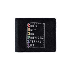 Dompet Pria G-O-S-P-E-L Men Canvas Wallet