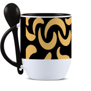 Mug Sendok Cacing emas