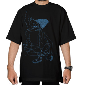 Kaos Oversize Woody Wood High Sketsa