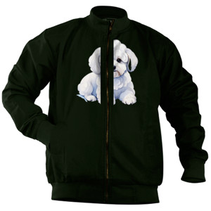 Jaket Bomber Kaos Gambar Anjing 135