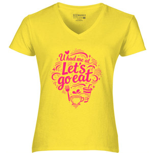 Kaos Valentine Love Food Typography