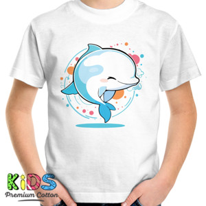 Kaos Anak Little Adventure Lumba-Lumba Lucu