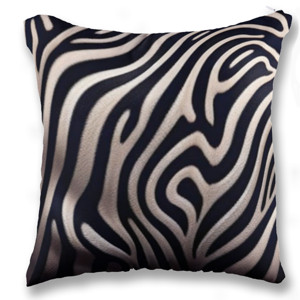 Bantal Motif kulit Zebra