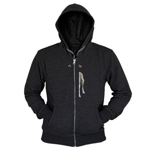 Hoodie Zipper Kaos Gambar Anjing 448