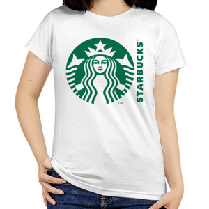 Kaos Kaos Starbucks Coffee Logo 1 (SB893)