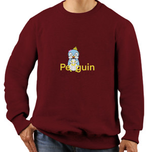 Jaket Sweater Penguin kreatif
