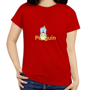 Kaos Penguin kreatif