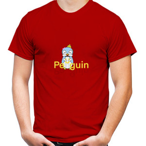 Kaos Penguin kreatif