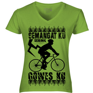 Kaos Semangat Ku seiring Gowes Ku