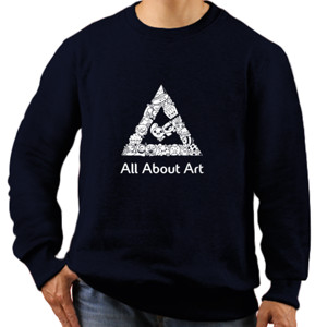 Jaket Sweater All About Art
