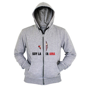 Hoodie Zipper SOY LA PUTA AMA