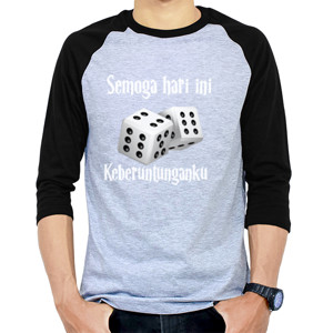 Kaos Raglan Jk jaket kece