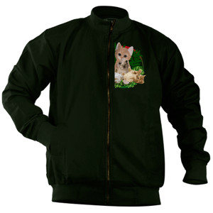 Jaket Bomber Meow
